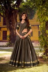 Swasthika By LNB1900 Cotton Chex With Zari Weaving Work Lehenga With Blouse Dupatta Wholesale Suppliers In Mumbai